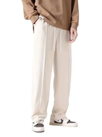 Fashion Booms Men's Track Pants, Lightweight & Comfortable Summer Trouser Pants, Cool & Strechable Casual Lowers Suitable for Gym, Travelling, Camping